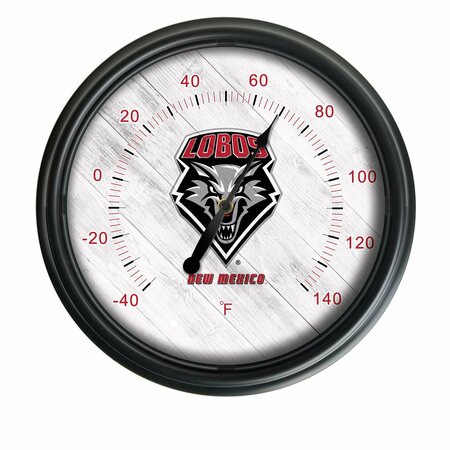 HOLLAND BAR STOOL CO University of New Mexico Indoor/Outdoor LED Thermometer ODThrm14BK-08NewMex